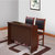 永岩钢木 1.2米两人位办公桌长条会议桌培训桌 YY-0023(桃木色 默认)第2张高清大图