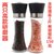 喜马拉雅玫瑰盐 海盐 矿物盐 岩盐浴盐研磨器研磨瓶黑胡椒500克(玫瑰盐颗粒2斤（2-5毫米）)第3张高清大图