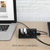 奥睿科（ORICO）SHC-U3/2 电脑USB3.0分线器一拖四笔记本支架式多接口集线器串口高速(4口USB3.0黑色--1米线长)第2张高清大图