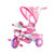 HelloKitty儿童卡通三轮车凯蒂猫手推车脚踏车伞车(粉色 凯蒂猫免充气香蕉轮)第5张高清大图
