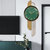 汉时(Hense）创意时尚挂钟客厅静音时钟金属挂表个性石英钟表HW505(绿色皮革钟面)第6张高清大图