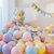 51母亲节结婚庆浪漫生日活动场景装饰布置用品马卡龙乳胶加厚气球(1.2克紫色气球（无礼品）)第3张高清大图