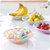创意镂空水果篮客厅塑料零食盘E070厨房简约蔬菜方形水果篮lq1080(粉色)第3张高清大图