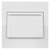 西门子开关插座面板 悦动系列 雅白色 一位10A中途带荧光指示开关第5张高清大图