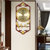 汉时（Hense)新中式实木复古装饰挂钟客厅古典静音石英时钟HW7333(富贵和美)第7张高清大图
