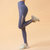 纽安娜2021新款瑜伽裤性感网布蜜桃臀健身裤010(黑色 XL)第2张高清大图