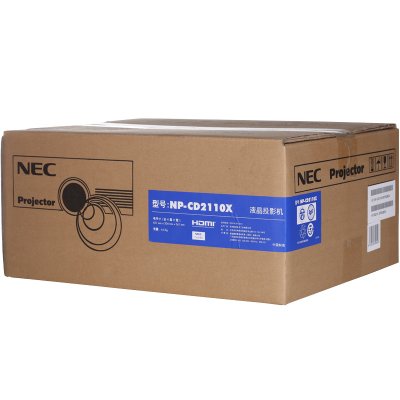 NEC液晶投影机NP-CD2100X(商务/教育型  对比度15000:1分辨率1024*768亮度3000流明)【真快乐自营 品质保证】