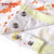 小米米minimoto婴儿宝宝新生儿棉护肚衣包屁衣哈爬服(匹印花（小松鼠） 66cm（6-9个月）)第4张高清大图