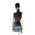 COACH 蔻驰 奢侈品 女士经典标志帆布抽象马车图案HUTTON蓝色拼卡其色单肩包 5462 V5QV7(黑色)第8张高清大图