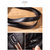 APPLES苹果女包***感洋气大容量彩带单肩包(黑色)第7张高清大图