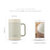 Bianli倍乐陶瓷杯生态养生秸秆暖饮杯保温杯带盖350ML(2901粉色)第4张高清大图