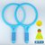 儿童羽毛球拍幼儿园运动网球拍套装男女孩亲子互动玩具体育礼物(梦幻蓝【2拍+2球】-网兜装 对拍)第2张高清大图