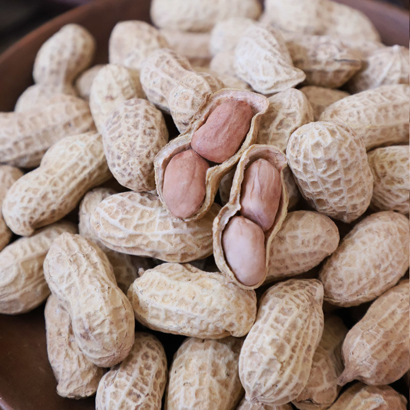 龙岩咸干水煮花生晒干蒜香五香核桃花生特产218g2500g