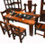 老船木茶桌椅组合实木茶台茶几茶桌家用办公桌家具一米八一套茶具(老船木 1.8米整套)第5张高清大图