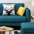 一米色彩沙发 布艺沙发 北欧中小户型 简约 休闲 现代 客厅 组合可拆洗 布沙发(深蓝色 大三人位+单人+双人+脚踏)第4张高清大图