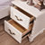 A家 家具 美式床头柜 美式小柜子实木框架床边柜收纳储物简约欧式 双抽床头柜 单个(双抽床头柜 两个)第3张高清大图