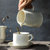 高档粗陶瓷手冲咖啡壶套装分享壶滤杯家用滴漏式咖啡通用咖啡器具(草木灰咖啡壶套装 默认版本)第3张高清大图