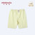 小米米minimoto男女童竹棉可开裆短裤外出服(柠檬黄 110cm（3-4岁）)第2张高清大图