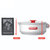 德尔玛 旅行便携式烧水壶 热水壶 电热水壶 DH306第5张高清大图