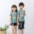 儿童韩版棉质卡通印花短袖家居外穿休闲T恤上衣(130码 萌熊)第2张高清大图