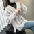 女式时尚针织毛衣9280(浅灰色 均码)第4张高清大图