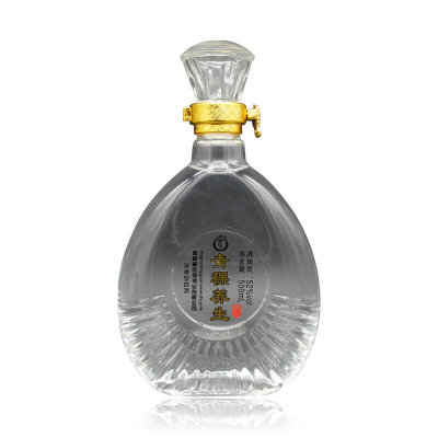 西藏特产 西藏青稞养生酒 藏佳纯青稞酒 52度浓香型白酒 500ml(1 瓶)
