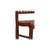 阁瑞馨木条椅办公椅会议椅(红棕色 ZMD-005)第4张高清大图