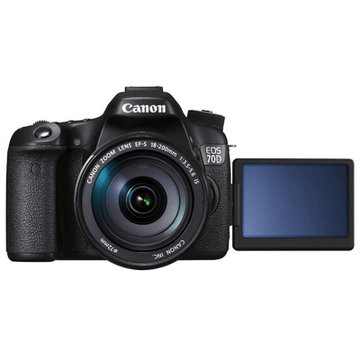 佳能（Canon） EOS 70D 单反套机 （EF-S 18-200mm f/3.5-5.6 IS 镜头）