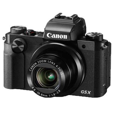 佳能（Canon）PowerShot G5X 数码相机（黑色）