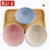 角拓者 日式创意儿童可爱吃饭碗塑料泡面碗套装家庭家用微波炉餐具(小号蓝)第3张高清大图