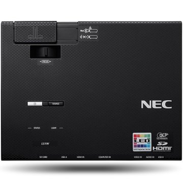 NEC高端便携微型数字投影机NP-L102W+ （对比度10000:1  分辨率1280*800  亮度1000流明）【真快乐自营 品质保证】