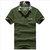 吉普盾 男装夏季新款纯棉翻领T恤 男式短袖T恤9336(军绿色 L)第4张高清大图