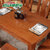 健舒宝 餐桌椅组合 橡胶木西餐桌小户型饭桌子方桌长方形餐桌(1.35M 一桌四椅)第4张高清大图