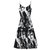 MISS LISA夏日度假风连衣裙女轻熟风法式吊带长裙B1247(黑色 S)第5张高清大图
