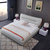 A家家具  皮床 现代皮床卧室简约1.5米1.8米主卧双人床A6100F(如图色 1.8米架子床+床垫)第2张高清大图