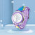 乐童 冰雪公主儿童卡通电子手表(紫色)第4张高清大图