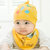 春秋冬0新生儿3胎帽6初生儿女童宝宝套头棉帽男童婴儿帽子12个月(粉色)第2张高清大图