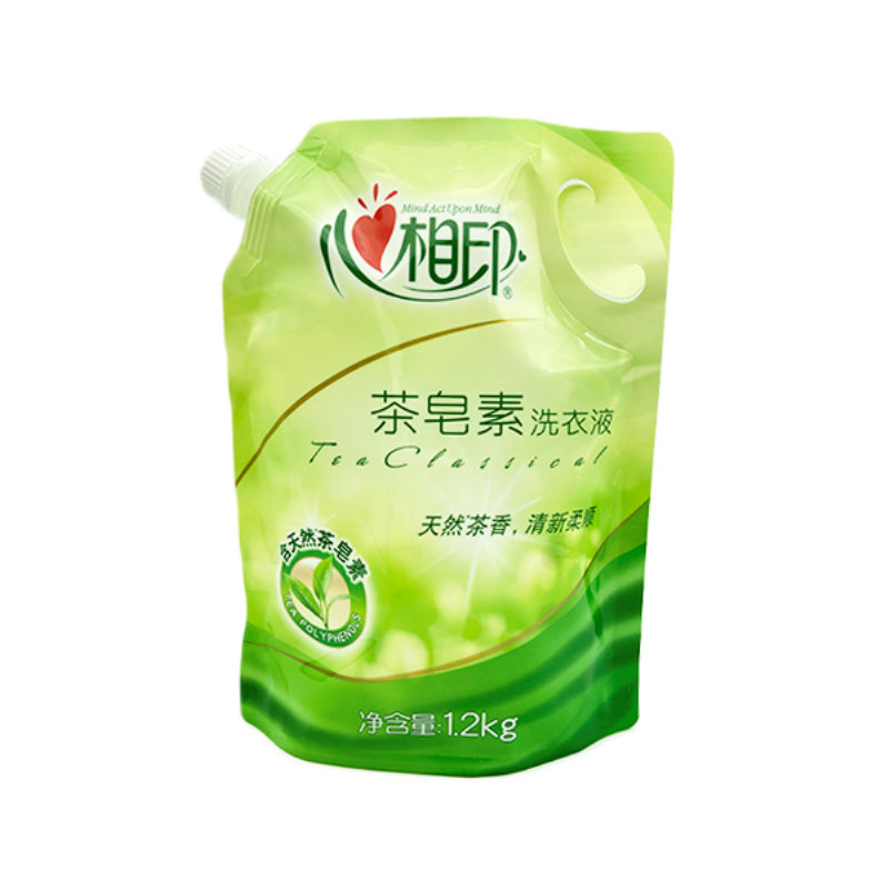 心相印茶皂素洗衣液天然茶香温和中性低泡易漂除螨除菌12kg