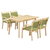 卡里鳄KLE—STR054会议桌一桌四椅子桌子尺寸1400*800*750mm第5张高清大图