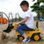 活石 儿童玩具工程车挖掘机可骑可坐滑行学步车(档次款铲土机)第2张高清大图