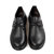 米斯康透气男士鞋休闲皮鞋商务男鞋 时尚潮流男板鞋子男英伦鞋3318(黑色)第5张高清大图