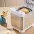 【二年联保】东菱烤面包机全自动家用多功能酸奶蛋糕机和面机肉松(750g撒料6401红色+称+小礼包)第5张高清大图