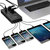 奥睿科（ORICO）HPC-4A5U 智能5口USB数码充电器 4位插座/插排/插线板/接线板(白色 1.5M)第4张高清大图