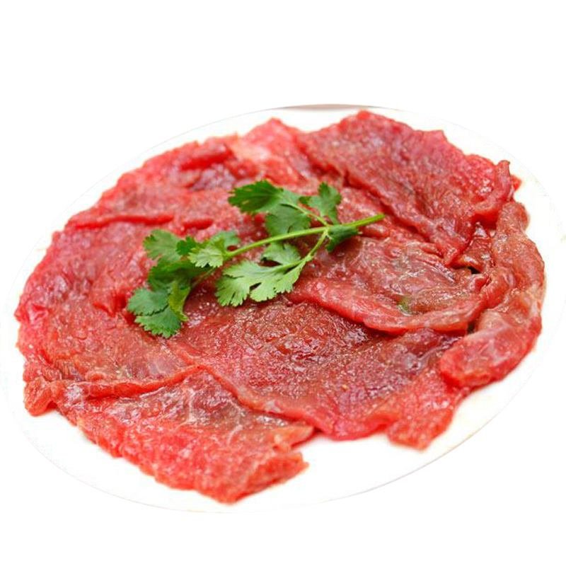 火锅食材嫩滑牛肉片200g袋嫩牛肉涮火锅配菜火锅生鲜菜品新鲜生牛肉片