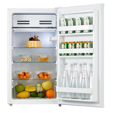 美的（Midea）BC-93M 93升容量 迷你小冰箱白色家用小型单门冷藏 分类储存 保鲜节能 静音 不占地 美的冰箱