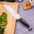 摩登堡 凌厉系列切片刀 德国进口钼钒钢菜刀厨师刀 家用锻打多功能凹槽三德刀(MDF-LD005)第2张高清大图