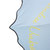 天堂伞 晚色丁香银色月光布防紫外线三折黑杆钢骨蘑菇晴雨伞(天兰)第5张高清大图