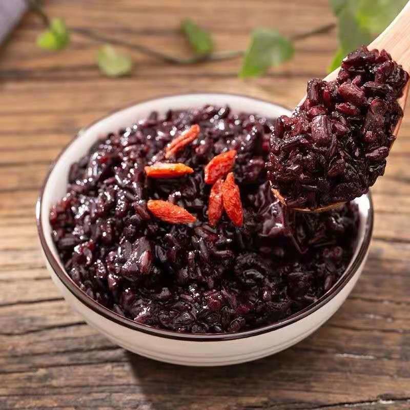 优质精选农家黑米紫米5斤规格可选红色500g1袋