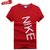 耐克夏季新款情侣运动服短袖休闲运动男女半袖T恤(红色 S)第4张高清大图