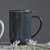 丹麦VIVA 极简带不锈钢滤网平衡带把陶瓷茶杯泡茶杯500ml 国美厨空间(灰蓝色)第3张高清大图